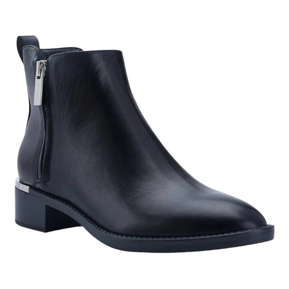 CALVIN KLEIN Women's Deniece Block Heel Ankle Booties in brown - Picture 1 of 14